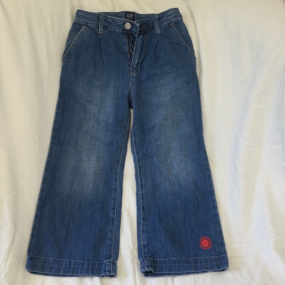 Gap High Rise Wide-Leg Crop Pants